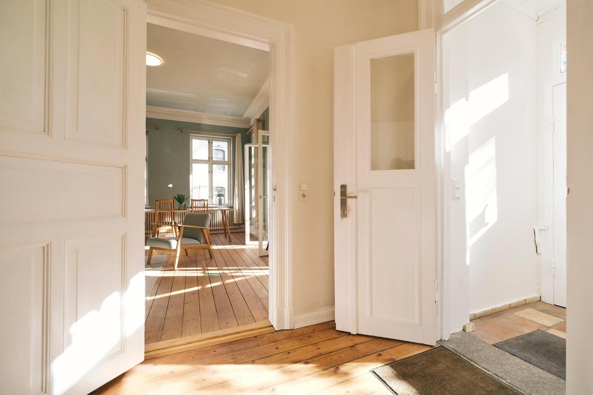 Villa Rosa - Charmante, Grosse Altbauwohnung Flensburg Buitenkant foto